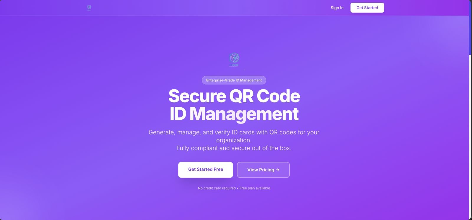 SafeQR Codes — secure dynamic QR code ID verification system for companies